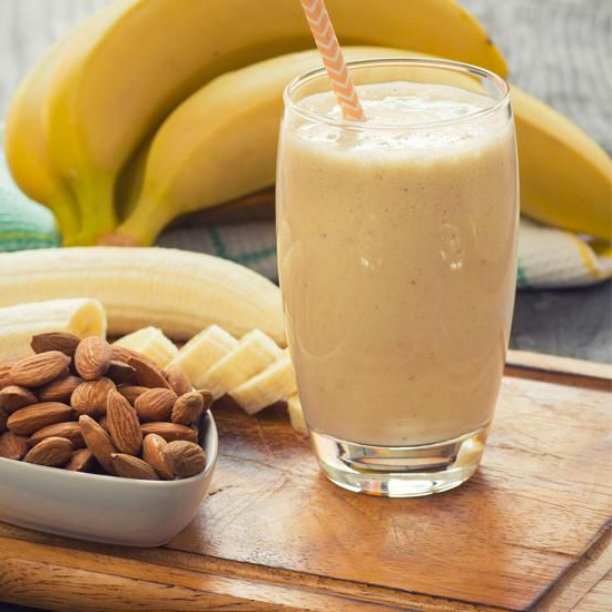 Smoothies amandes, abricot